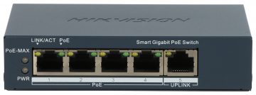 POE SWITCH DS-3E1505P-EI 4-PORTU Hikvision