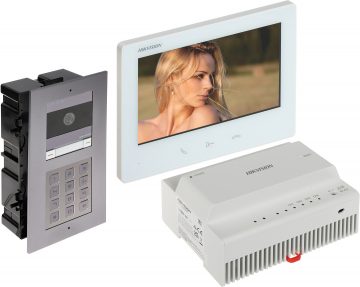 VIDEO DOMOFONA KOMPLEKTS DS-KIS704EY-ACF2/ALUMINUM HikvisionVIDEO DOMOFONA KOMPLEKTS DS-KIS704EY-ACF2/ALUMINUM Hikvision