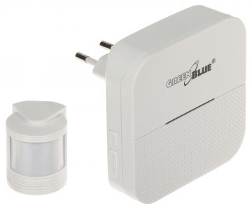 Беспроводной дверной звонок с пассивным ИК-датчиком GB-212 GreenBlue