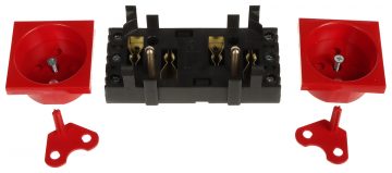 ДВОЙНАЯ РОЗЕТКА ДЛЯ ПЕРЕДАЧИ ДАННЫХ С ЭЛЕМЕНТОМ ДОСТУПА К РОЗЕТКЕ GN-DATA-2P/LS System 45