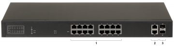SWITCH POE GTX-CLM1-18-16G2G2SFP 16-PORTU SFP