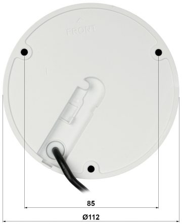 AHD, HD-CVI, HD-TVI, PAL PRETVANDĀLISMA KAMERA HAC-HDBW1200EA-0280B-S6 - 1080p 2.8 mm DAHUA