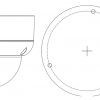 AHD, HD-CVI, HD-TVI, PAL PRETVANDĀLISMA KAMERA HAC-HDBW1200EA-0280B-S6 - 1080p 2.8 mm DAHUA