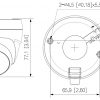 AHD, HD-CVI, HD-TVI, PAL KAMERA HAC-T1A21-U-0280B - 1080p 2.8 mm DAHUA