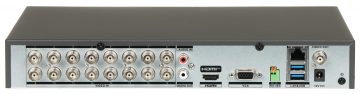 AHD, HD-CVI, HD-TVI, CVBS, IP REJESTRATORS IDS-7216HQHI-M1/XT 16 KANĀLI AcuSense Hikvision