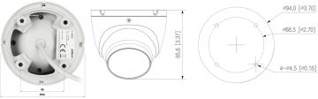 IP-KAAMERA IPC-HDW1839T-A-IL-0280B-S6 Smart Dual Light 8,3 Mpx 4K UHD 2,8 mm DAHUA