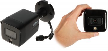 IP CAMERA IPC-HFW1639TC-A-IL-0280B-S6-BLACK Smart Dual Light - 6 Mpx 2.8 mm DAHUA