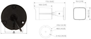 IP CAMERA IPC-HFW1639TC-A-IL-0280B-S6-BLACK Smart Dual Light - 6 Mpx 2.8 mm DAHUA