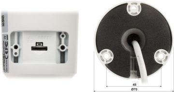 IP KAMERA IPC-HFW2649S-S-IL-0360B Smart Dual Light WizSense - 6 Mpx 3.6 mm DAHUA