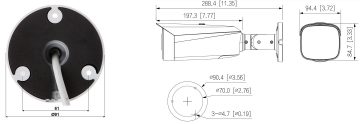 IP KAMERA IPC-HFW3649T1-AS-PV-0280B-PRO TiOC WizSense Full-Color - 6 Mpx 2.8 mm DAHUA