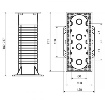 VAIRĀKU ELEKTROINSTALĀCIJAS KĀRBU PIE SILTUMIZOLĀCIJAS KEZ-3-KB KOPOS