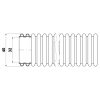 RIEVOTĀ CAURULE KF-09040/25M arot 25&nbsp;m &Oslash; 40&nbsp;mm KOPOS