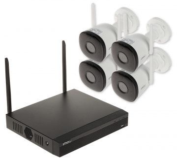 MONITORINGA KOMPLEKTS KIT/NVR1104HS-W-S2/4-F22 Wi-Fi, 4 KANĀLI HDD 1TB - 1080p 2.8 mm IMOUMONITORINGA KOMPLEKTS KIT/NVR1104HS-W-S2/4-F22 Wi-Fi, 4 KANĀLI HDD 1TB - 1080p 2.8 mm IMOU