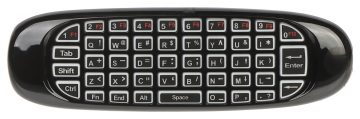 BEZVADU TĀLVADĪBAS PULTS AR TASTATŪRU KS-3 Air Mouse 2.4&nbsp;GHz Blow