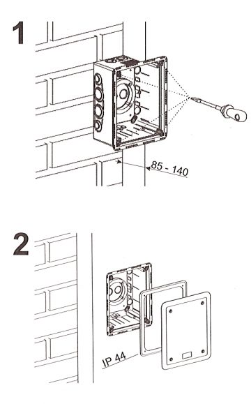 КОРОБКА ЭЛЕКТРОМОНТАЖНАЯ, ПРЕДНАЗНАЧЕННАЯ ДЛЯ ТЕПЛОИЗОЛЯЦИИ В КОМПЛЕКТАХ КУЗ-В-КБ