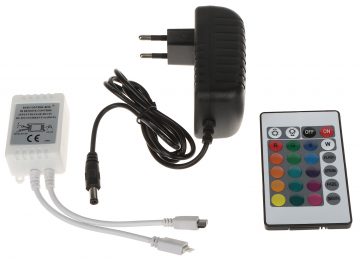 LED APGAISMOJUMA KOMPLEKTS LD-8/5M/RGB/SET 5 m Virone