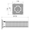 SILTUMIZOLĀCIJAI PAREDZĒTA MONTĀŽAS PLĀKSNE MDZ-300-KB KOPOS SILTUMIZOLĀCIJAI PAREDZĒTA MONTĀŽAS PLĀKSNE MDZ-300-KB KOPOS