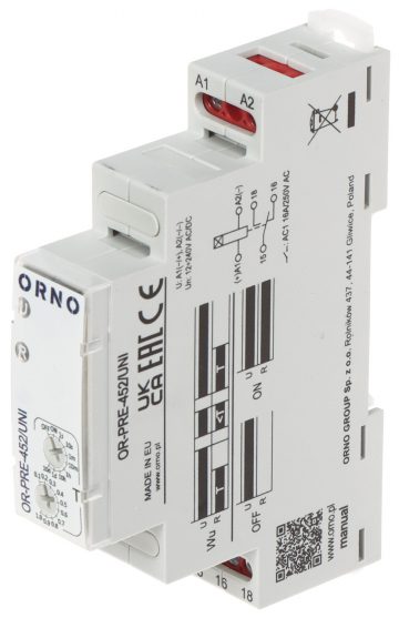 LAIKO RELĖS MODULIS ARBA-PRE-452/UNI ORNO LAIKO RELĖS MODULIS ARBA-PRE-452/UNI ORNO