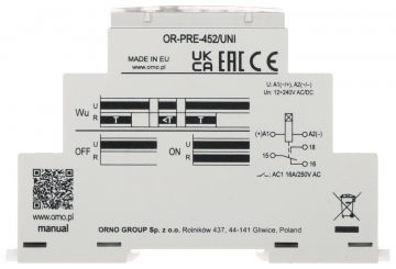 LAIKO RELĖS MODULIS ARBA-PRE-452/UNI ORNO LAIKO RELĖS MODULIS ARBA-PRE-452/UNI ORNO