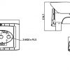 Внешний корпус с боковым открытием PFH610N-IR-W-V2 DAHUA