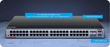 SWITCH POE RG-CS86-48MG4VS2QXS-UPD 48 PORT SFP+ RUIJIE