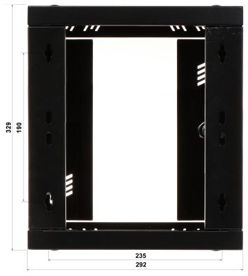 Подвесной шкаф-стойка S-RC10-6U-300GB STALFLEX