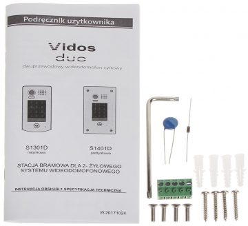 VIDEO DOMOFONS S1401D VIDOS