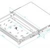 OPTISKĀS ŠĶIEDRAS SADALES KASTE TFDP-19-1U-24D-SC-B STALFLEX OPTISKĀS ŠĶIEDRAS SADALES KASTE TFDP-19-1U-24D-SC-B STALFLEX