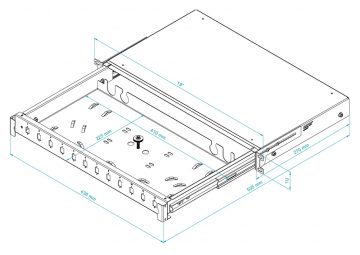 OPTISKĀS ŠĶIEDRAS SADALES KASTE TFSP-19-1U-12S-SC-B STALFLEX OPTISKĀS ŠĶIEDRAS SADALES KASTE TFSP-19-1U-12S-SC-B STALFLEX