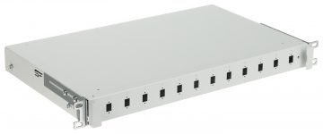 FIBER OPTIC DISTRIBUTION BOX TFSP-19-1U-12S-SC-G STALFLEX FIBER OPTIC DISTRIBUTION BOX TFSP-19-1U-12S-SC-G STALFLEX