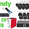 MONITORINGA KOMPLEKTS TIANDY-NVR20-20IPCBT 20 KAMERAS + DVR TIANDY