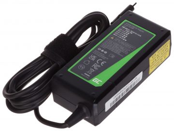MAIŅSTRĀVAS BAROŠANAS ADAPTERIS USB-C-W/230V/65W-GC Green Cell