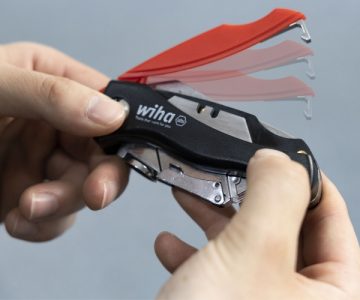 Saliekams trapecveida nazis WH-KNIFE/45425 WITH TRAPEZOIDAL BLADE WIHA