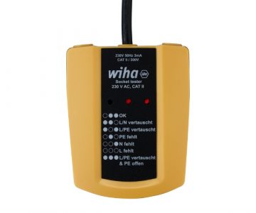 ELEKTROTĪKLA LIGZDU TESTERIS WH-SOCKET-TEST/45220 WIHA