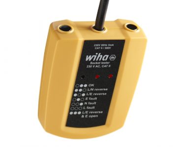 ELEKTROTĪKLA LIGZDU TESTERIS WH-SOCKET-TEST/45220 WIHA
