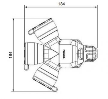 TRĪSKĀRŠĀ MOBILĀ LIGZDA XF188S-EPN 250&nbsp;V 16&nbsp;A Famatel