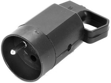 Kontaktligzda 315-05 ar zemējuma uzgaļiem 2P+Z 16A 250V IP20 BLACK VIPLAST 315-05Kontaktligzda 315-05 ar zemējuma uzgaļiem 2P+Z 16A 250V IP20 BLACK VIPLAST 315-05