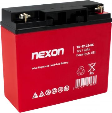 Nexon VRLA GEL 12V 22Ah akumulators