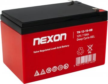 Nexon VRLA GEL 12V 15Ah akumulators