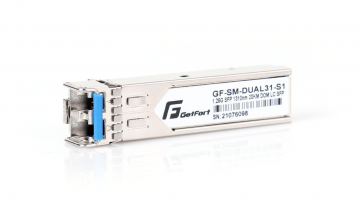 GETFORT DUAL 1,25 Gbps LC SM SFP MODULS, 20KM TX1310GETFORT DUAL 1,25 Gbps LC SM SFP MODULS, 20KM TX1310