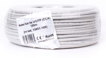 Кабель GETFORT CAT.5E U/UTP CCA 100 м