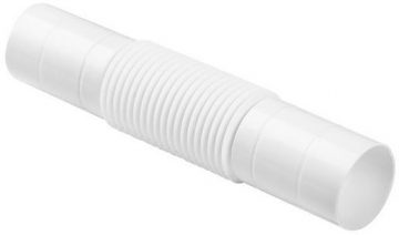 Гибкий, угловой или прямой трубный соединитель БЕЛЫЙ ZCL-22 (УПАКОВКА 200 шт.)