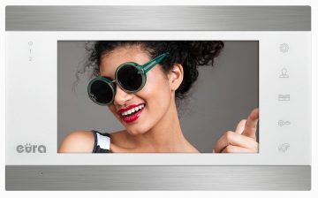 Видеомонитор EURA VDA-01C5 белый VDP-00C5