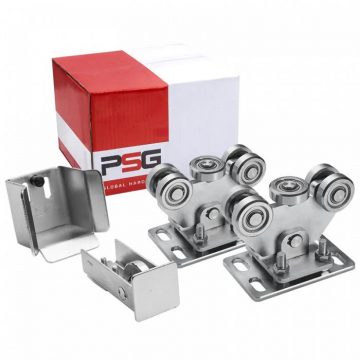 Ratiņu komplekts PSG 60.00P.70 bīdāmajiem vārtiem ar sliedēm 70x70x4 mm