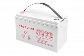 VOLT POLIJA DEEP CYCLE VPRO SOLAR 12 V 110 Ah VRLA akumulators NEPIEEJAMS