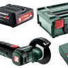 Аккумуляторная угловая шлифовальная машина Metabo PowerMaxx CC 12 BL с зарядным устройством на 2x2 А·ч