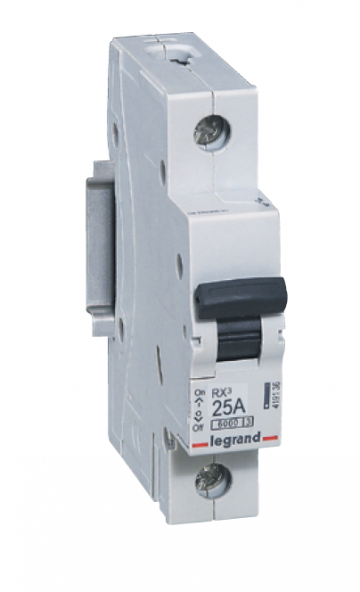 Выключатель перегрузки тока 1P B 25A 6kA AC S301 B25 RX3, Legrand Выключатель перегрузки тока 1P B 25A 6kA AC S301 B25 RX3, Legrand