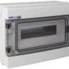 Modulaarne hermeetiline lülitusseade (500 V AC, 1000 V DC) 1x12 pinnale paigaldatav (N+PE) IP65 RH-12