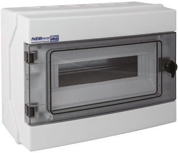 Modulaarne hermeetiline lülitusseade (500 V AC, 1000 V DC) 1x12 pinnale paigaldatav (N+PE) IP65 RH-12 Modulaarne hermeetiline lülitusseade (500 V AC, 1000 V DC) 1x12 Pinnakinnitusega (N+PE) IP65 RH-12