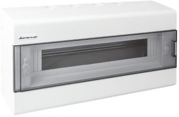 Mooduljaotuskilp 1x18 pinnale paigaldatav (N+PE) IP40 SRn-18 Mooduljaotuskilp 1x18 pinnale paigaldatav (N+PE) IP40 SRn-18
